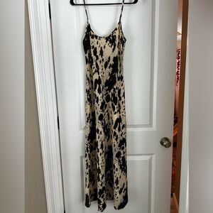 Zara cowprint dress